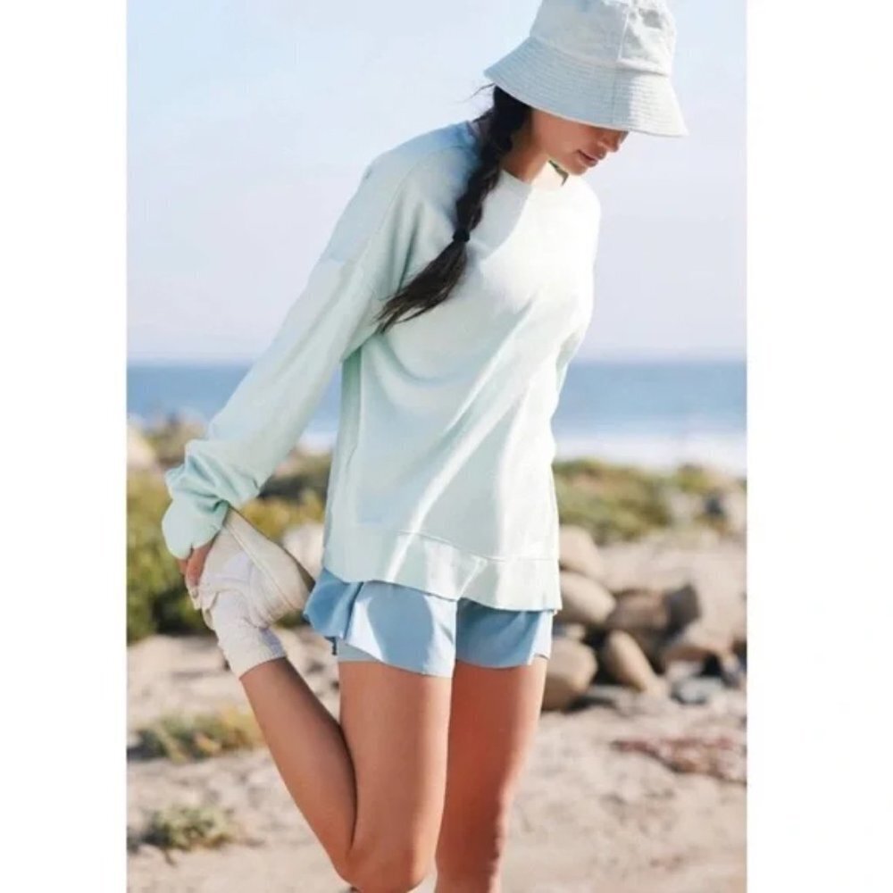 Sweaty Betty After Class Sweatshirt, Echo Blue